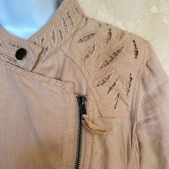Free People size 12 cut out detail jacket size 12 - Picture 2 of 12